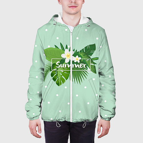 Мужская куртка Fresh Summer / 3D-Белый – фото 3