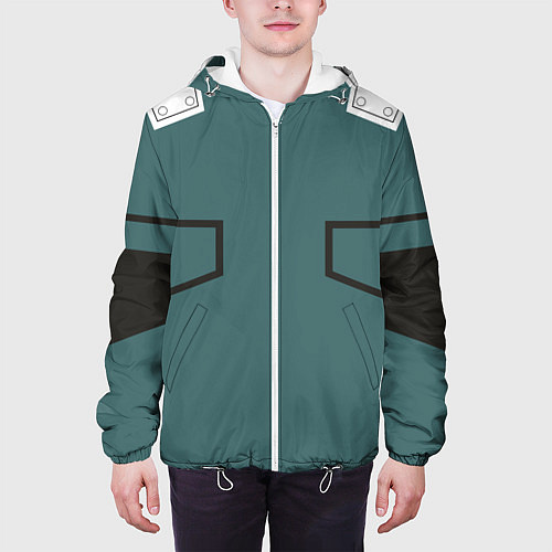 Мужская куртка MHA IZUKU MIDORIYA / 3D-Белый – фото 3