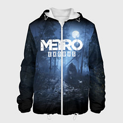 Куртка с капюшоном мужская Metro Exodus: Dark Moon, цвет: 3D-белый