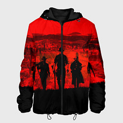 Куртка с капюшоном мужская RDR 2: Sunset, цвет: 3D-черный
