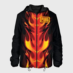 Куртка с капюшоном мужская PUBG: Hell Flame, цвет: 3D-черный