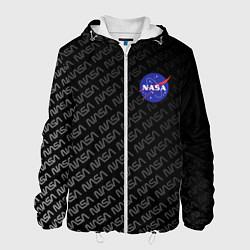 Куртка с капюшоном мужская NASA: Dark Space, цвет: 3D-белый