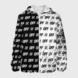Куртка с капюшоном мужская Off-White: Black & White, цвет: 3D-белый