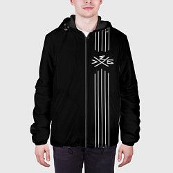Куртка с капюшоном мужская ХЛЕБ, цвет: 3D-черный — фото 2