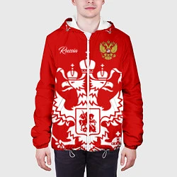 Куртка с капюшоном мужская Red Russia, цвет: 3D-белый — фото 2