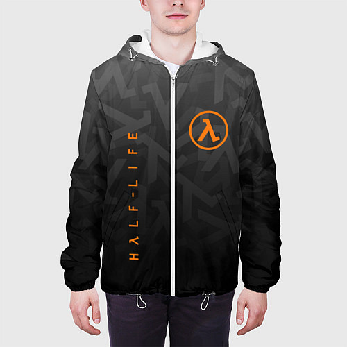Мужская куртка Half-Life / 3D-Белый – фото 3