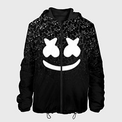 Куртка с капюшоном мужская Marshmello Black, цвет: 3D-черный