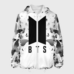 Мужская куртка BTS: Grey Butterflies
