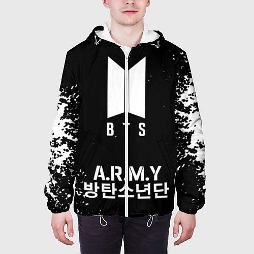 Мужская куртка BTS ARMY / 3D-Белый – фото 3