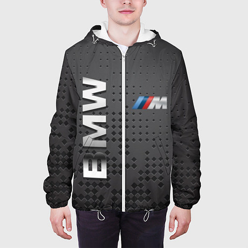 Мужская куртка BMW / 3D-Белый – фото 3