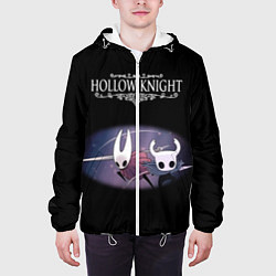 Куртка с капюшоном мужская Hollow Knight, цвет: 3D-белый — фото 2