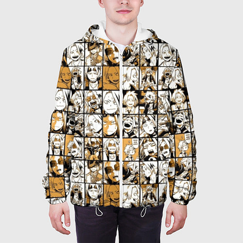 Мужская куртка BOKU NO HERO ACADEMIA MHA МОЯ ГЕРОЙСКАЯ АКАДЕМИЯ / 3D-Белый – фото 3