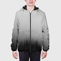 Куртка с капюшоном мужская Death Stranding Лес, цвет: 3D-черный — фото 2
