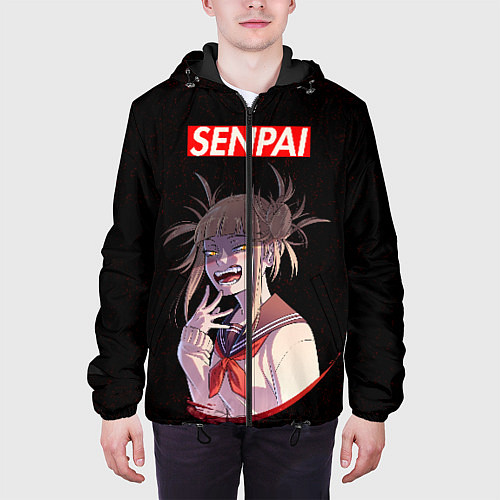 Мужская куртка Senpai My Hero Academia / 3D-Черный – фото 3