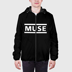 Куртка с капюшоном мужская MUSE, цвет: 3D-черный — фото 2
