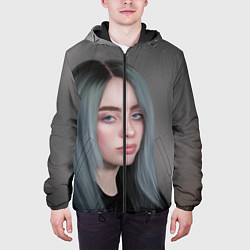 Куртка с капюшоном мужская Billie Eilish: Ocean Eyes, цвет: 3D-черный — фото 2