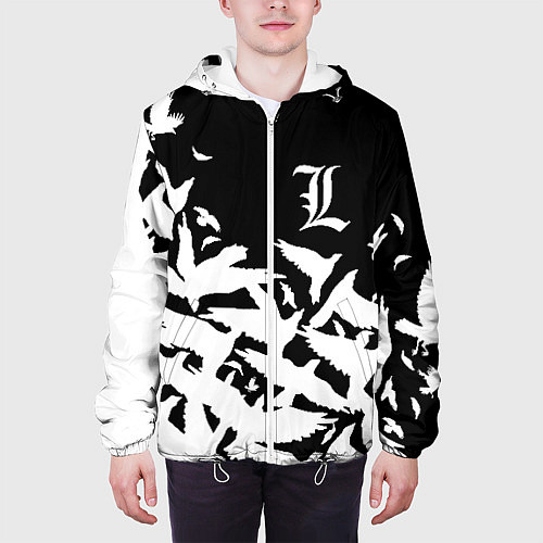 Мужская куртка L flying birds / 3D-Белый – фото 3