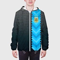 Куртка с капюшоном мужская Аргентина форма, цвет: 3D-белый — фото 2