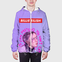 Куртка с капюшоном мужская Billie Eilish, цвет: 3D-белый — фото 2