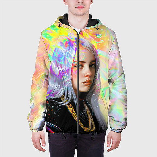 Мужская куртка Billie Eilish / 3D-Черный – фото 3