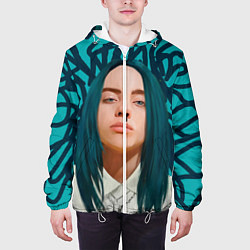 Куртка с капюшоном мужская Billie Eilish, цвет: 3D-белый — фото 2