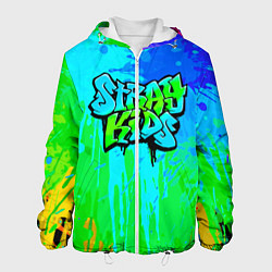 Куртка с капюшоном мужская Stray Kids, цвет: 3D-белый