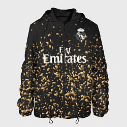 Куртка с капюшоном мужская Real Madrid 4-th 19-20, цвет: 3D-черный