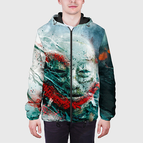 Мужская куртка Shadows of the Hitokiri / 3D-Черный – фото 3