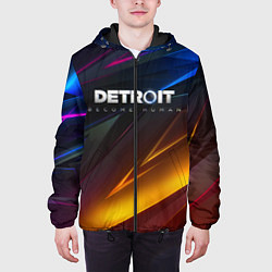 Куртка с капюшоном мужская DETROIT BECOME HUMAN, цвет: 3D-черный — фото 2