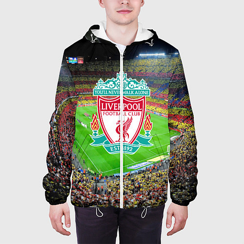 Мужская куртка FC Liverpool / 3D-Белый – фото 3