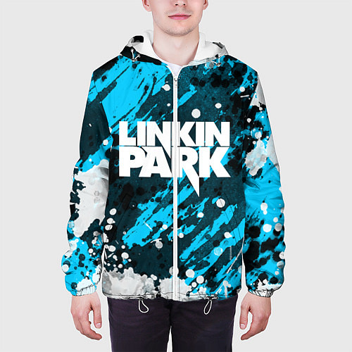 Мужская куртка Linkin Park / 3D-Белый – фото 3