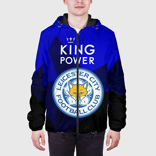 Мужская куртка Leicester City / 3D-Черный – фото 3