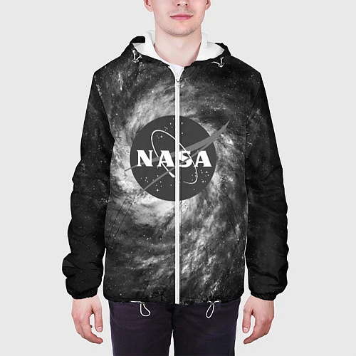 Мужская куртка NASA / 3D-Белый – фото 3