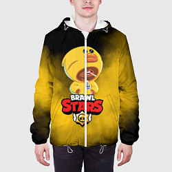 Куртка с капюшоном мужская BRAWL STARS SALLY LEON, цвет: 3D-белый — фото 2