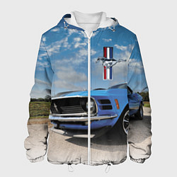 Куртка с капюшоном мужская Mustang, цвет: 3D-белый