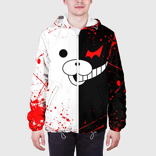 Мужская куртка MONOKUMA / 3D-Белый – фото 3