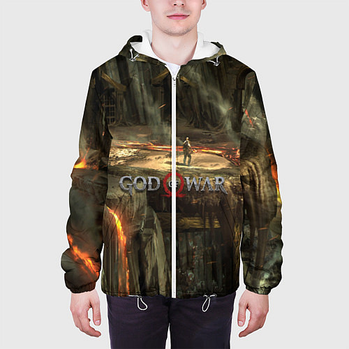Мужская куртка GOD OF WAR / 3D-Белый – фото 3