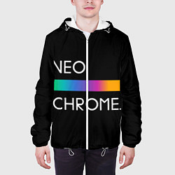 Куртка с капюшоном мужская NEO CHROME, цвет: 3D-белый — фото 2