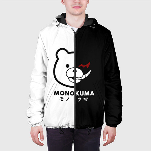 Мужская куртка Monokuma / 3D-Черный – фото 3