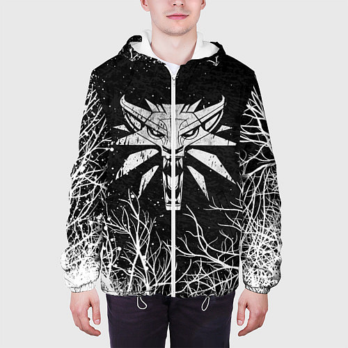 Мужская куртка ВЕДЬМАК / 3D-Белый – фото 3