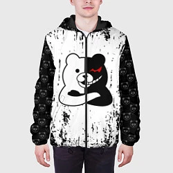 Куртка с капюшоном мужская MONOKUMA, цвет: 3D-черный — фото 2