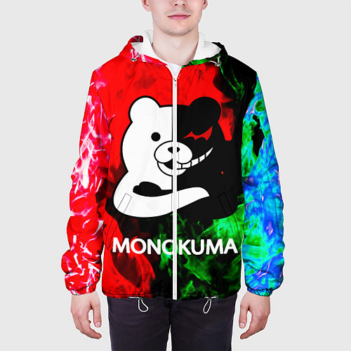Мужская куртка MONOKUMA / 3D-Белый – фото 3