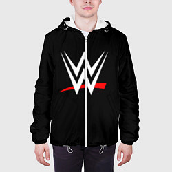 Куртка с капюшоном мужская WWE, цвет: 3D-белый — фото 2