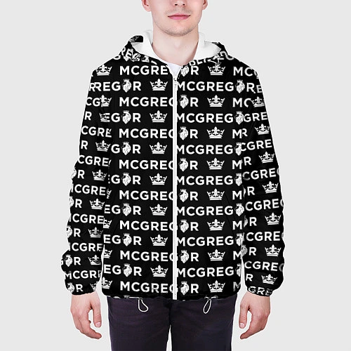 Мужская куртка Conor McGregor / 3D-Белый – фото 3