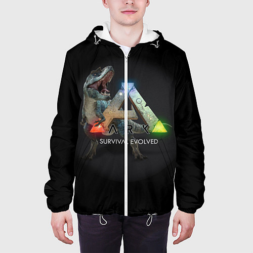 Мужская куртка Ark Survival Evolved / 3D-Белый – фото 3