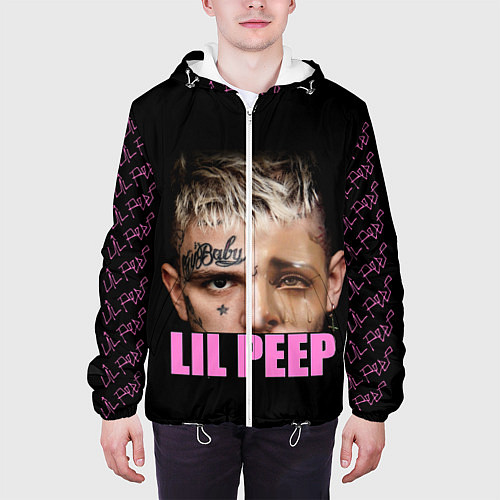 Мужская куртка Lil Peep / 3D-Белый – фото 3