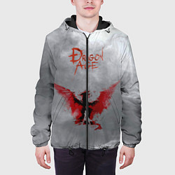 Куртка с капюшоном мужская Dragon Age, цвет: 3D-черный — фото 2