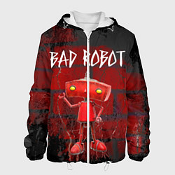 Куртка с капюшоном мужская Bad Robot, цвет: 3D-белый