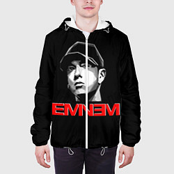 Куртка с капюшоном мужская Eminem, цвет: 3D-белый — фото 2