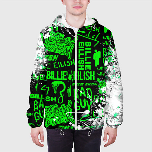 Мужская куртка BILLIE EILISH / 3D-Белый – фото 3